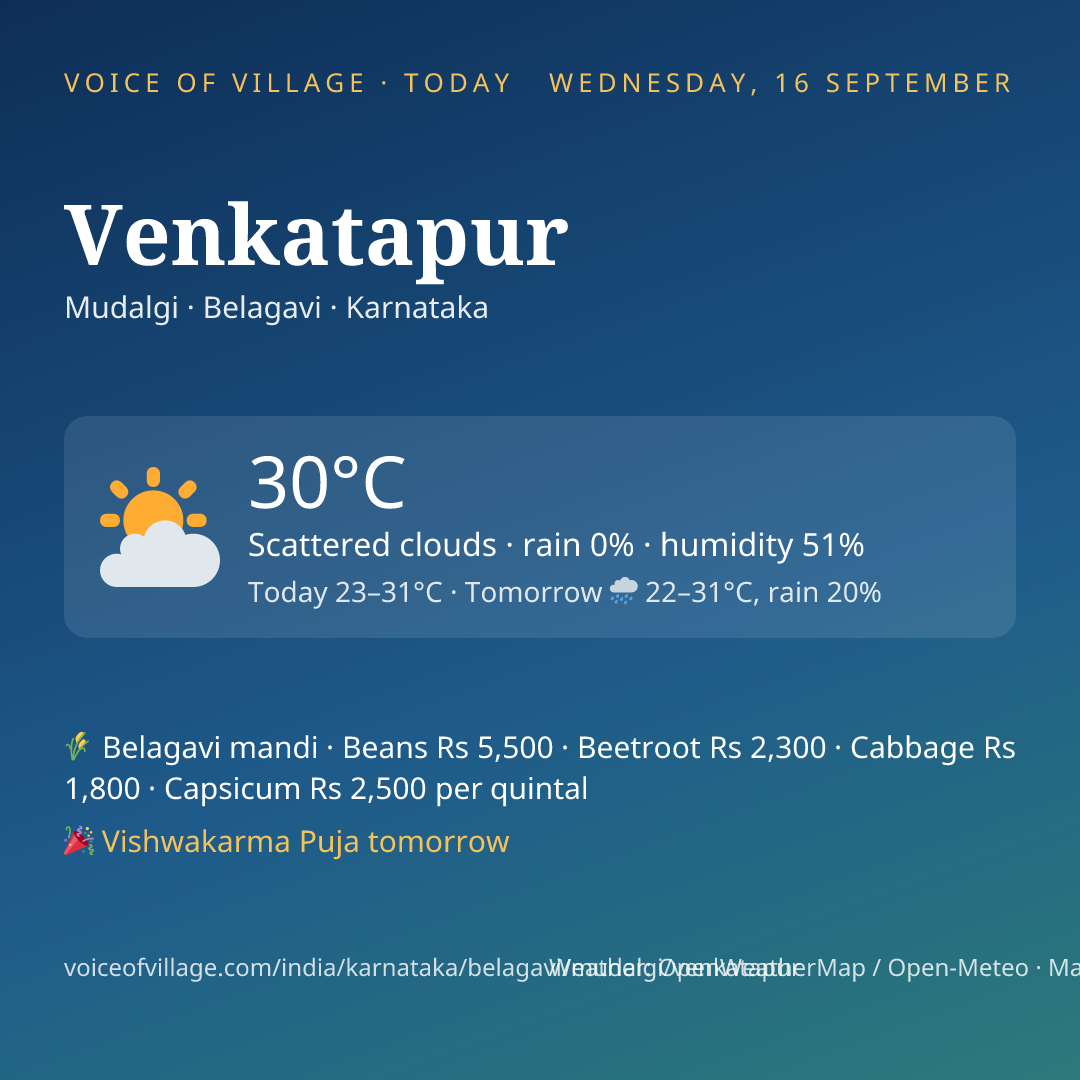 Venkatapur today