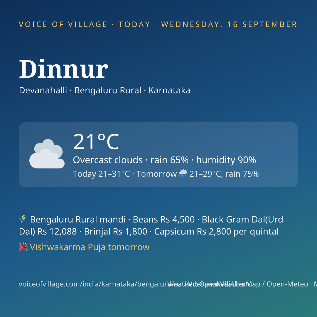 Dinnur today