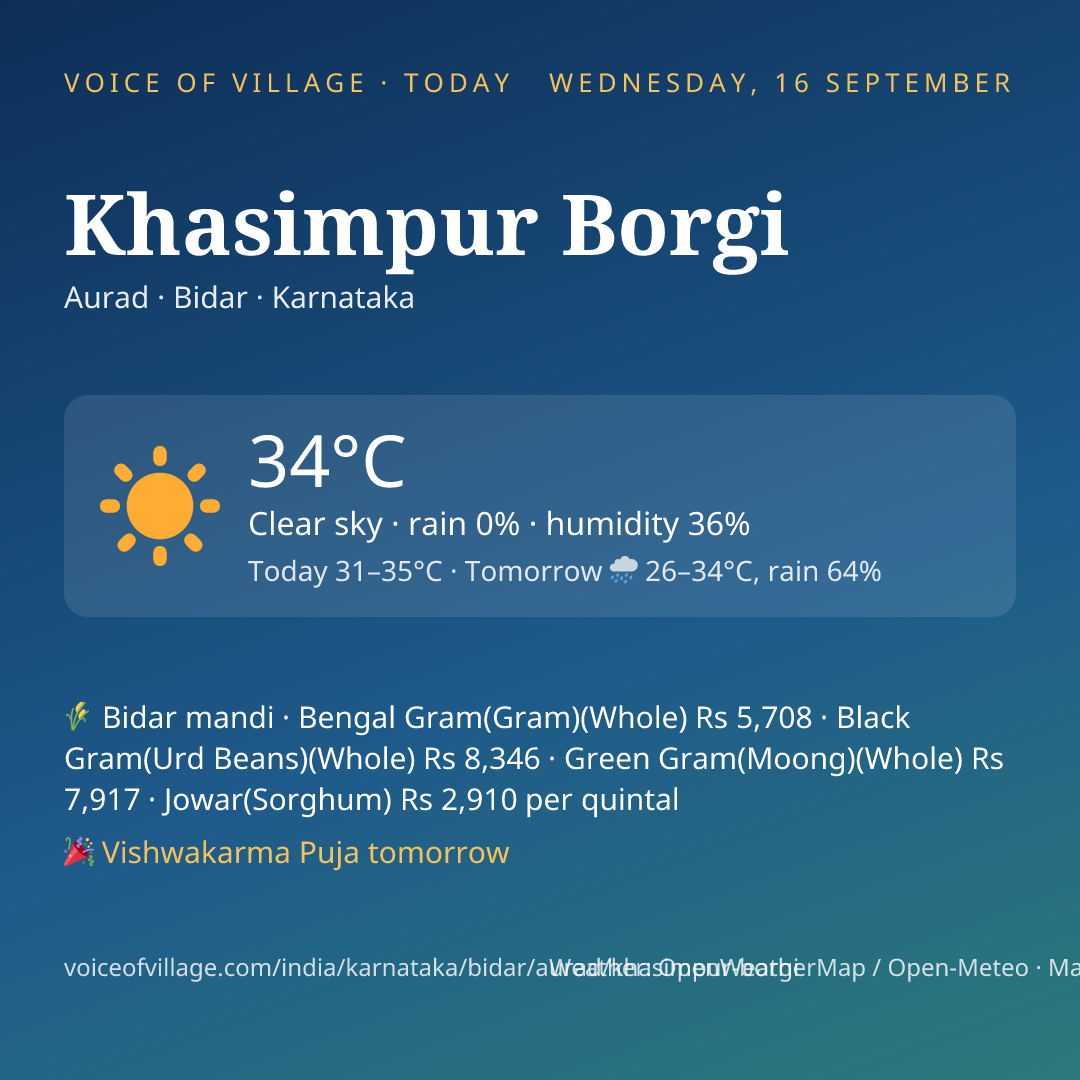 Khasimpur Borgi today