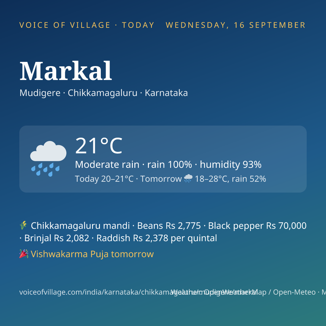 Markal today