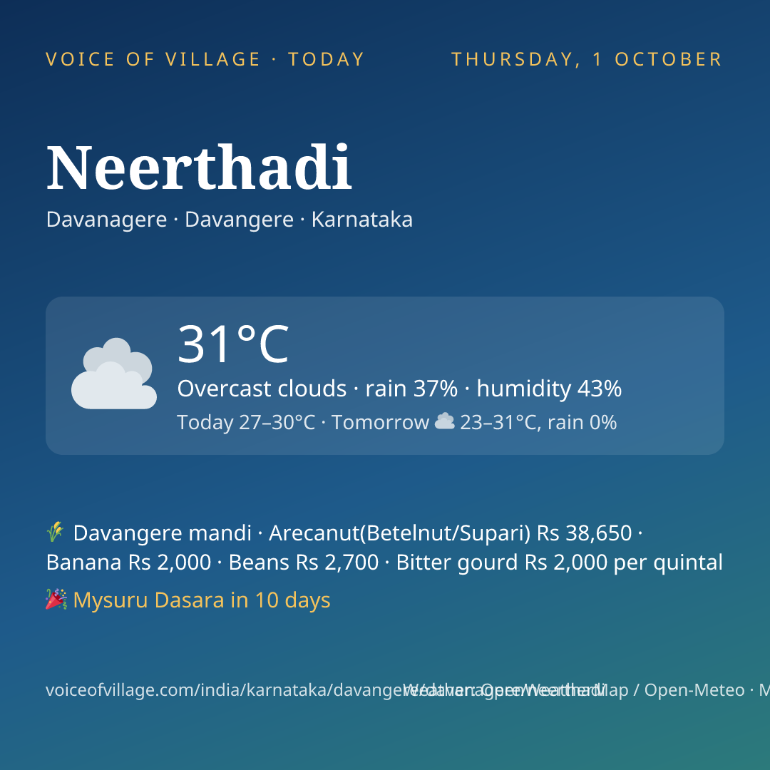 Neerthadi today