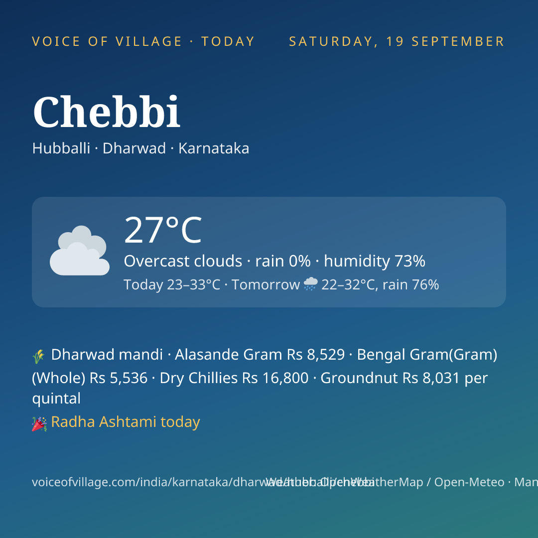 Chebbi today