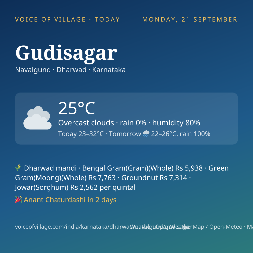 Gudisagar today