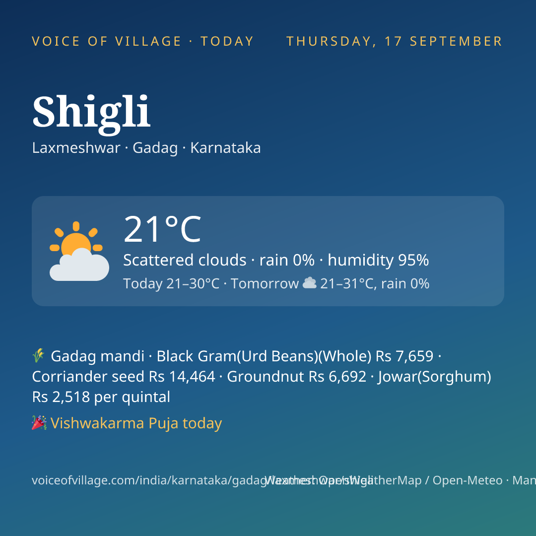 Shigli today