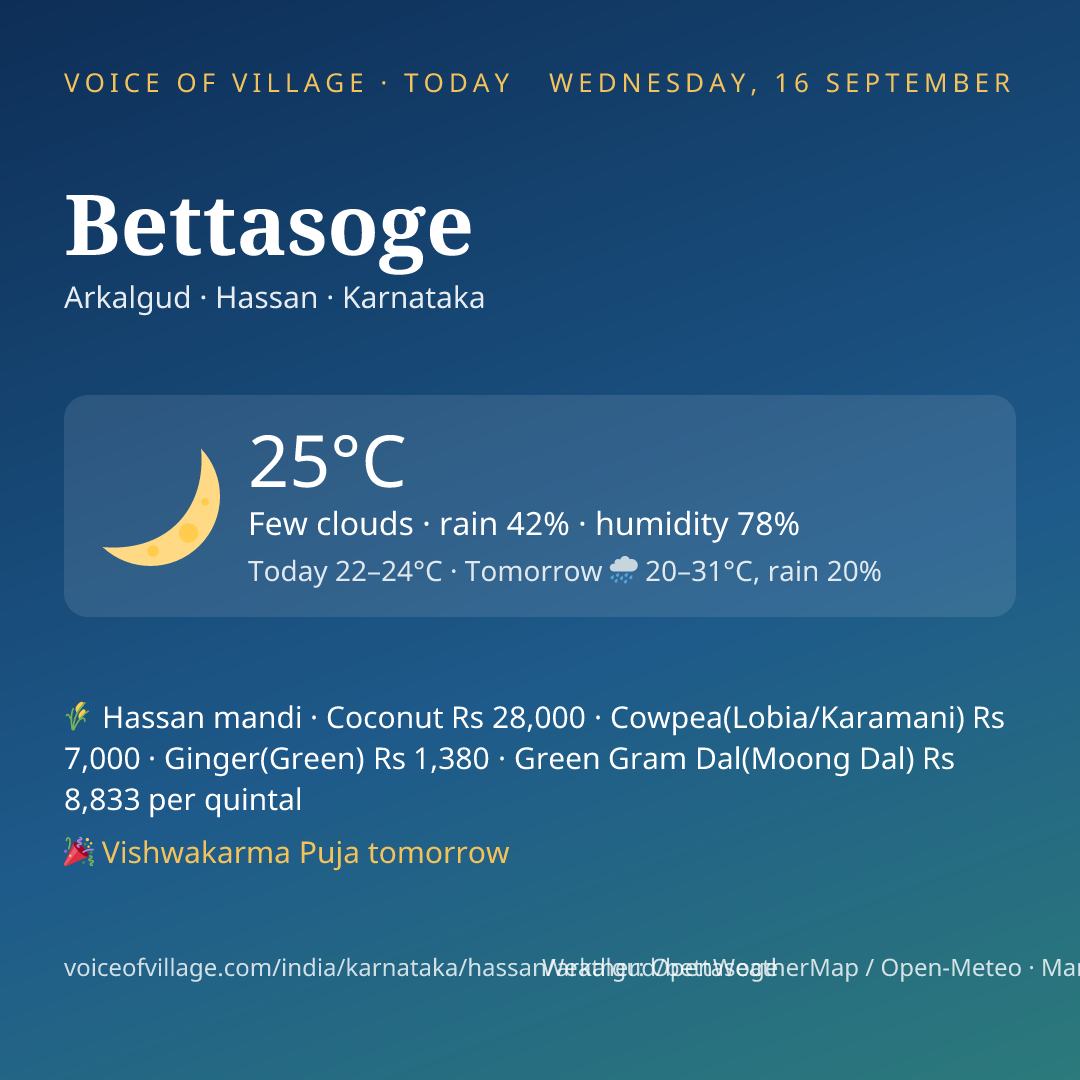 Bettasoge today