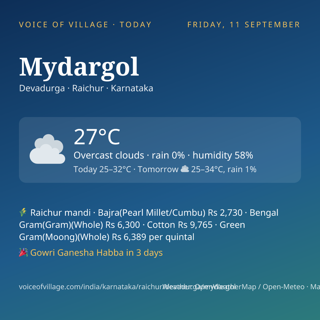 Mydargol today