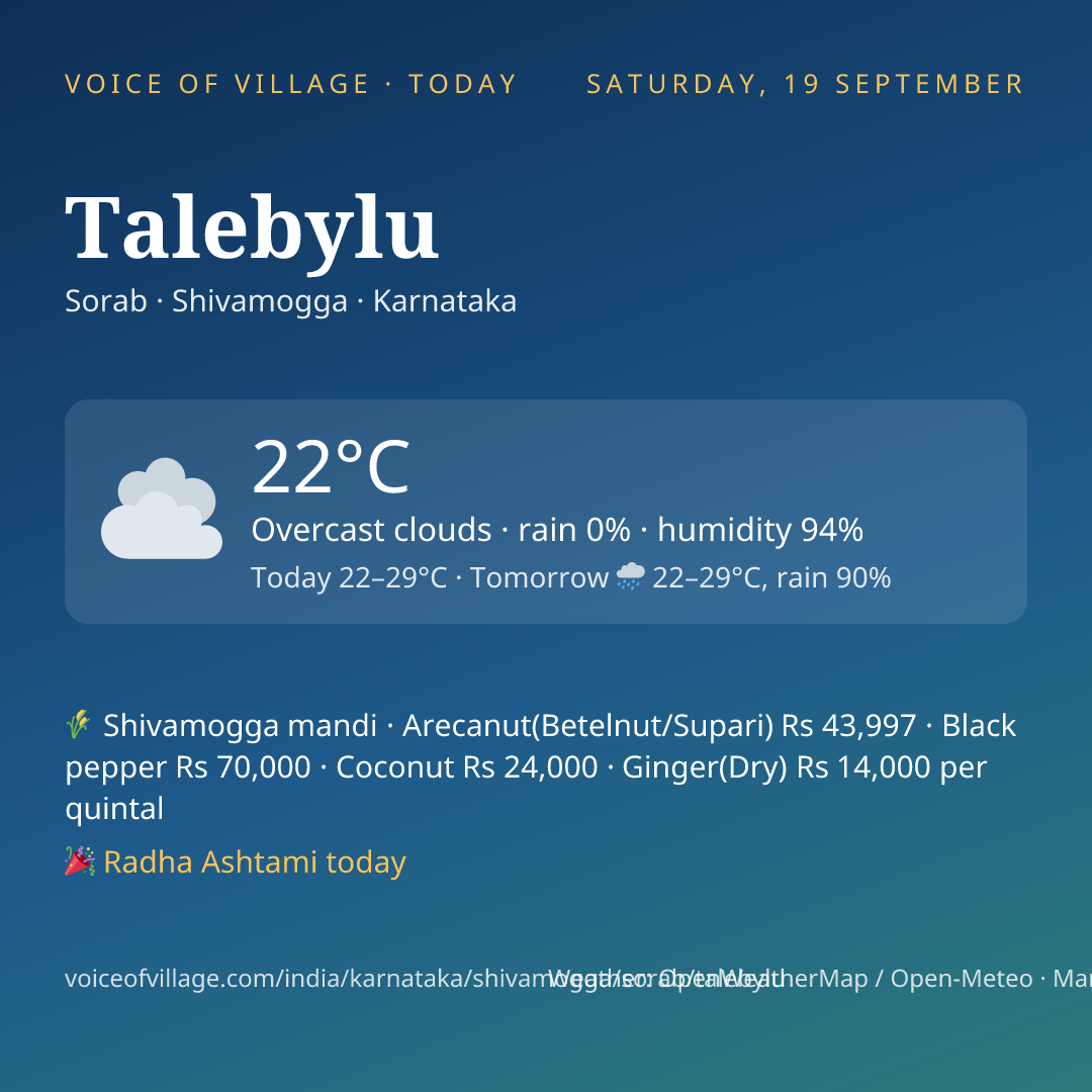 Talebylu today