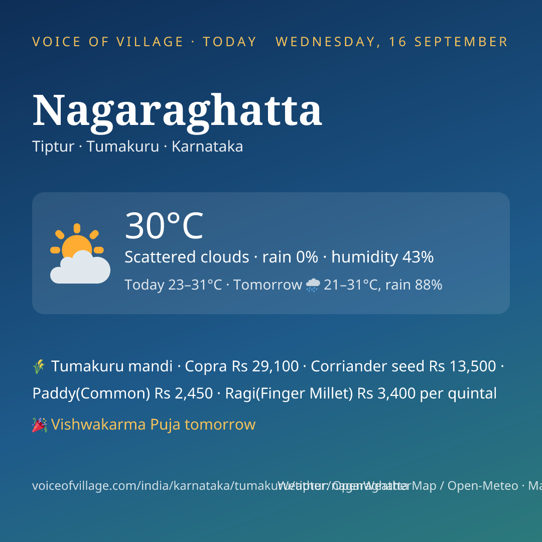 Nagaraghatta today