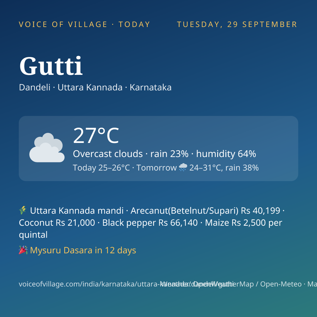 Gutti today