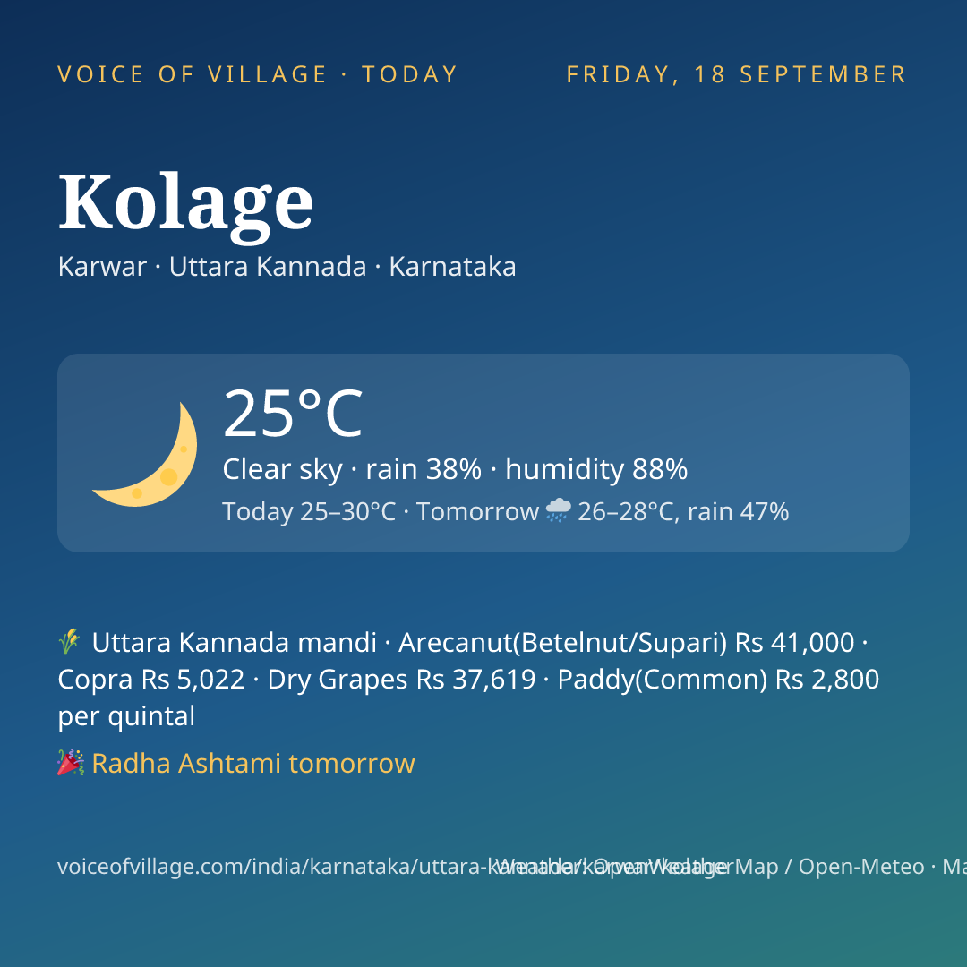 Kolage today
