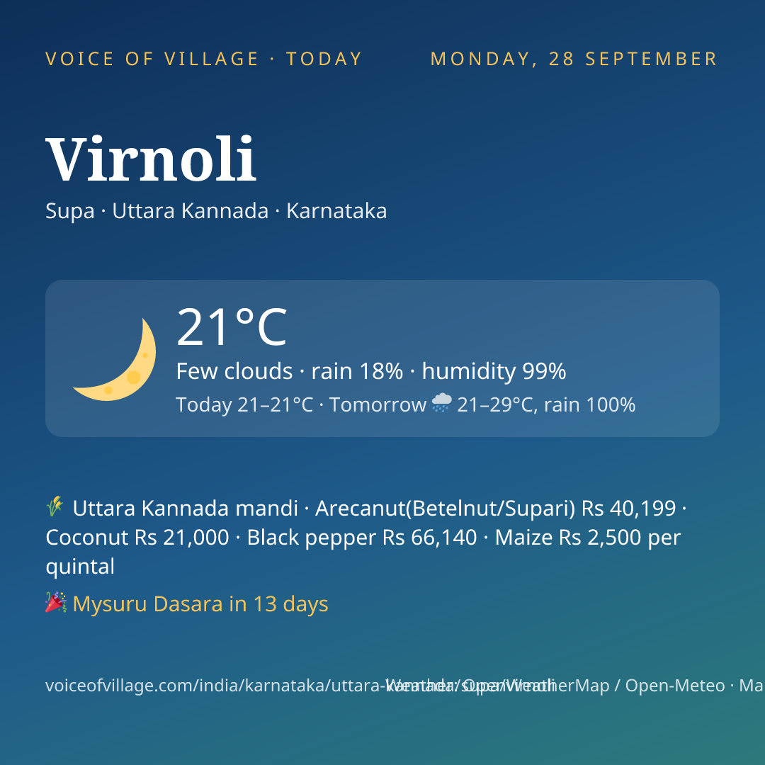 Virnoli today