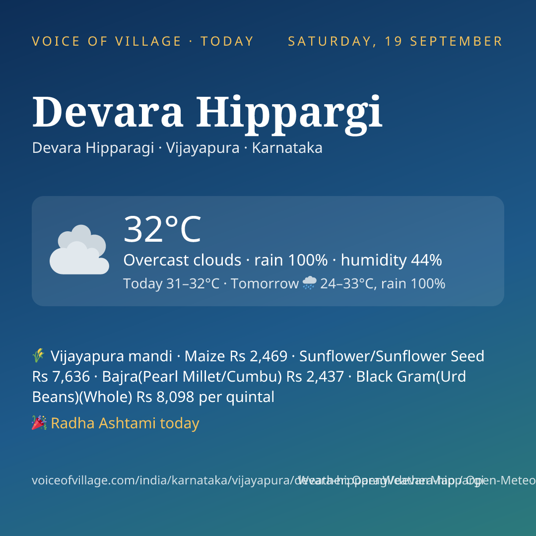 Devara Hippargi today