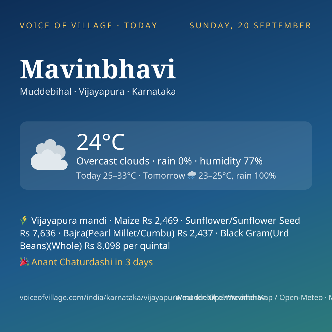 Mavinbhavi today