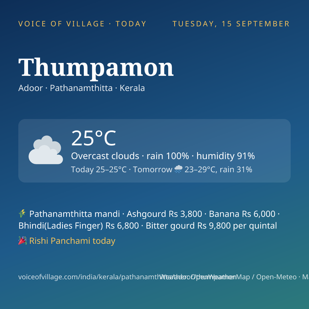 Thumpamon today