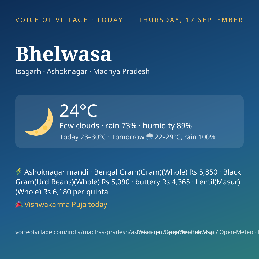 Bhelwasa today