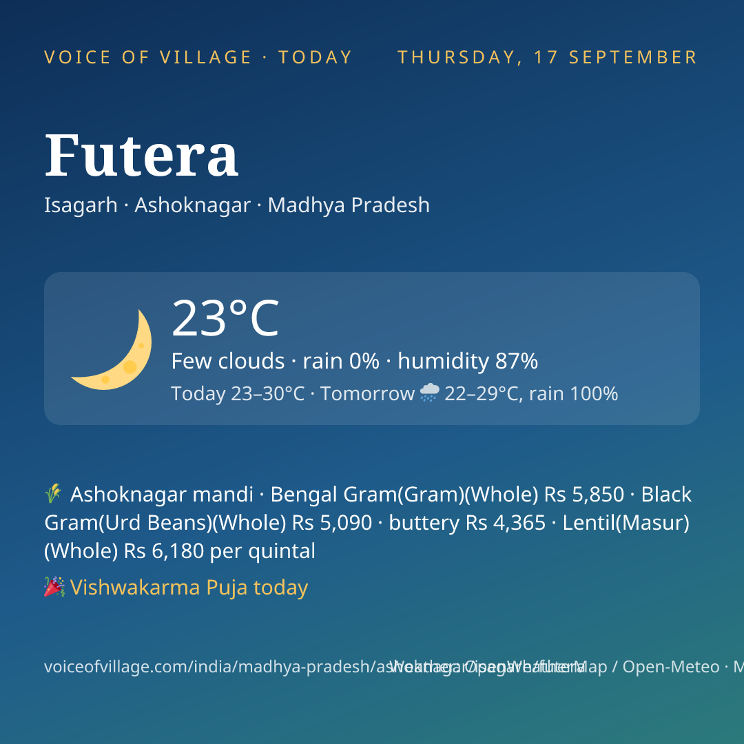 Futera today