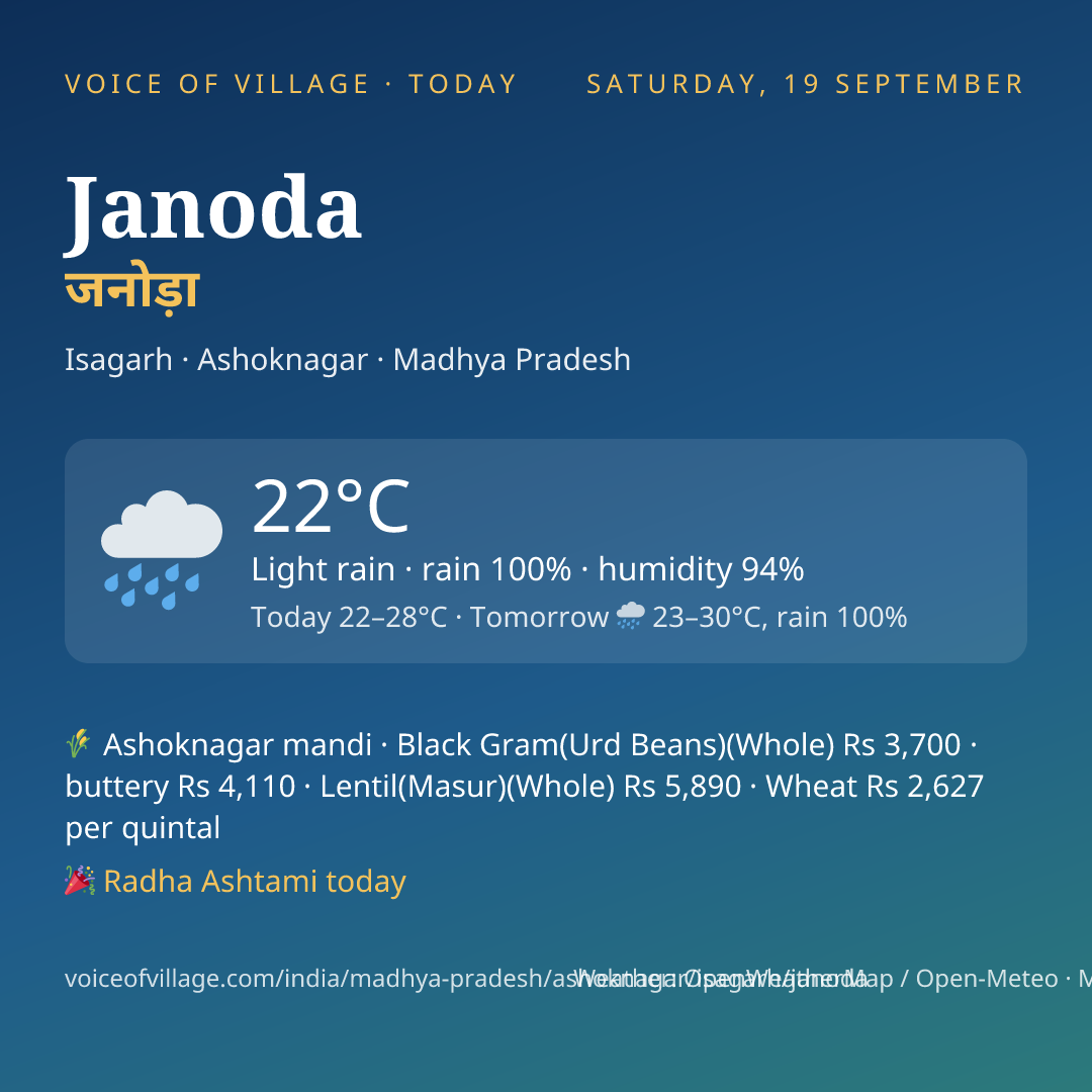 Janoda today