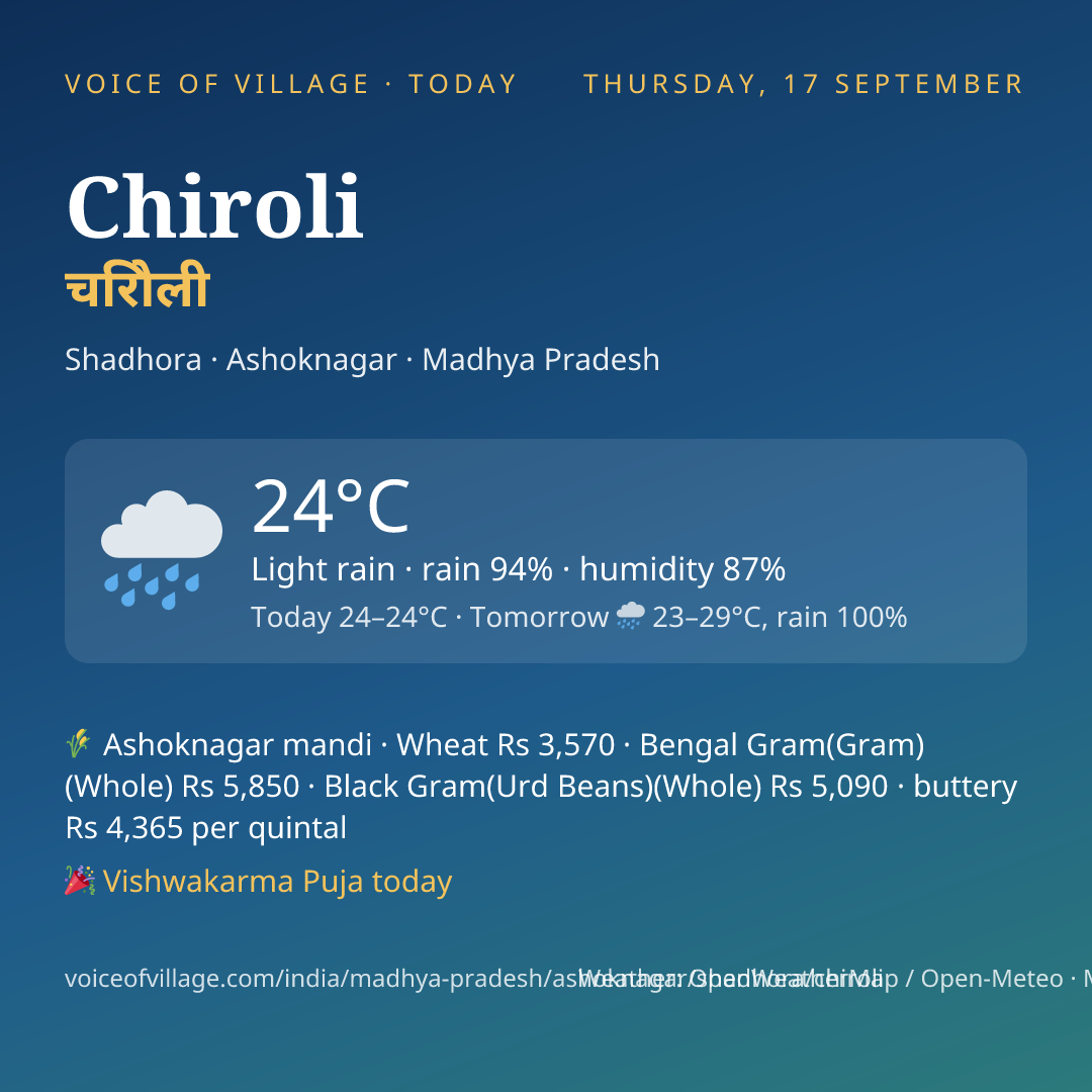 Chiroli today