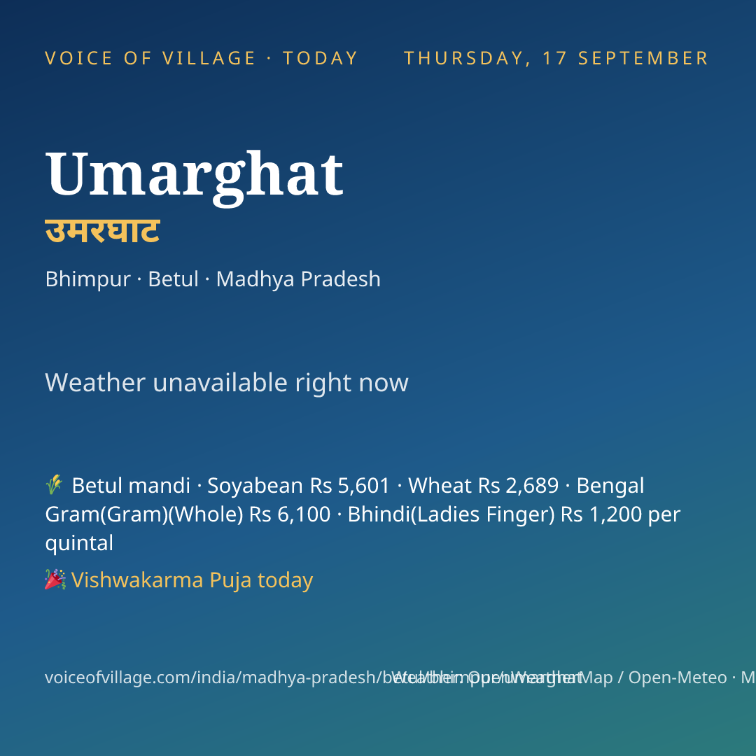 Umarghat today