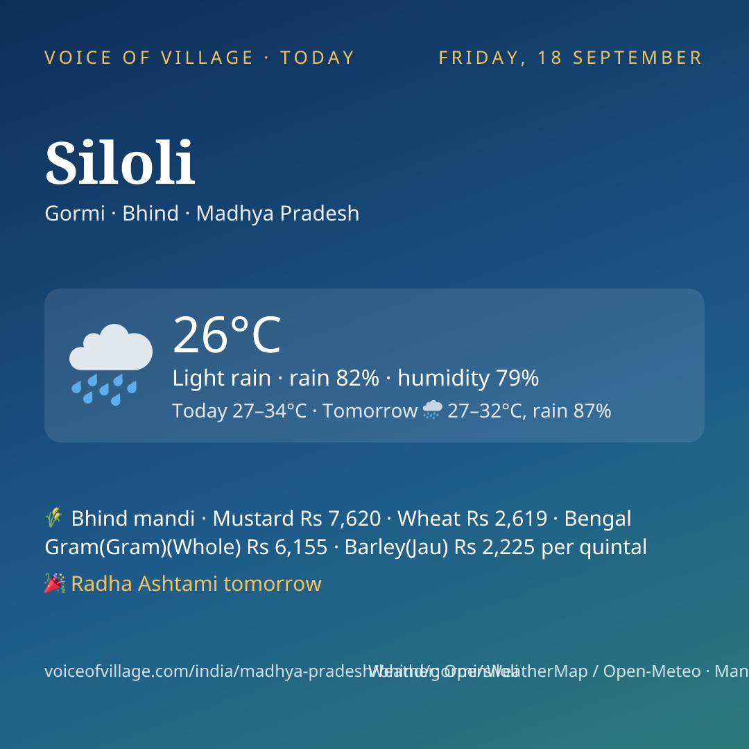 Siloli today