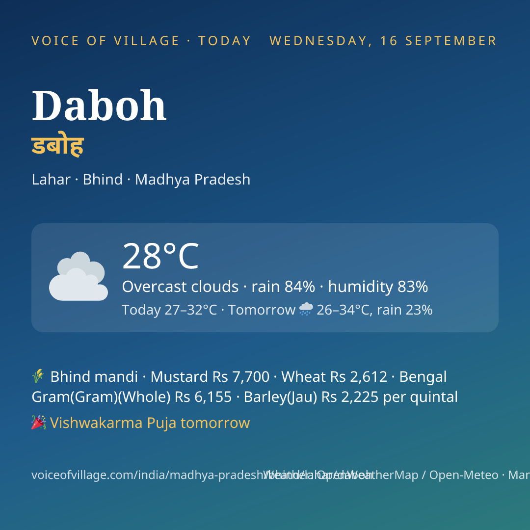 Daboh today