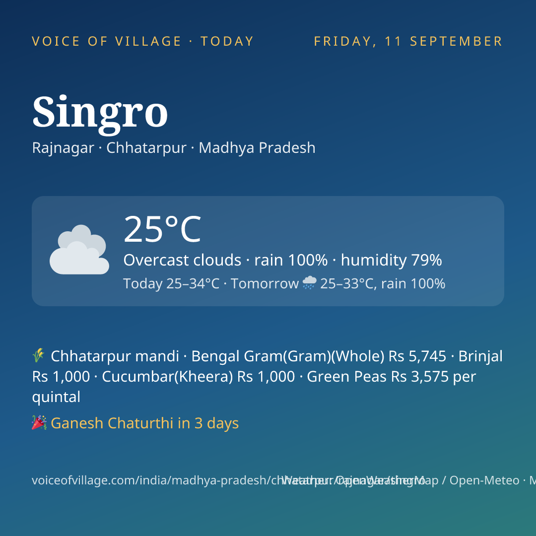 Singro today