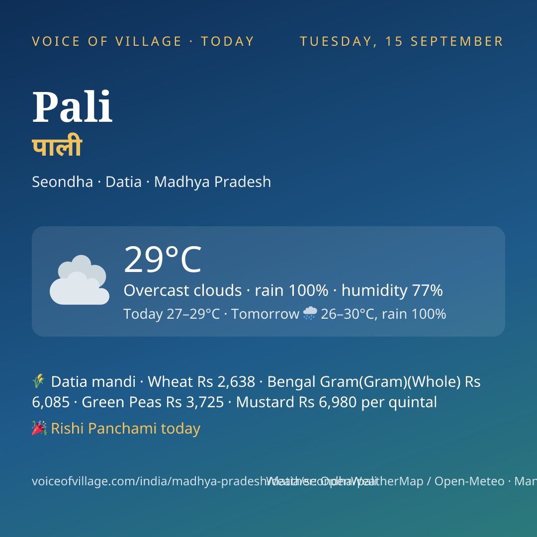 Pali today