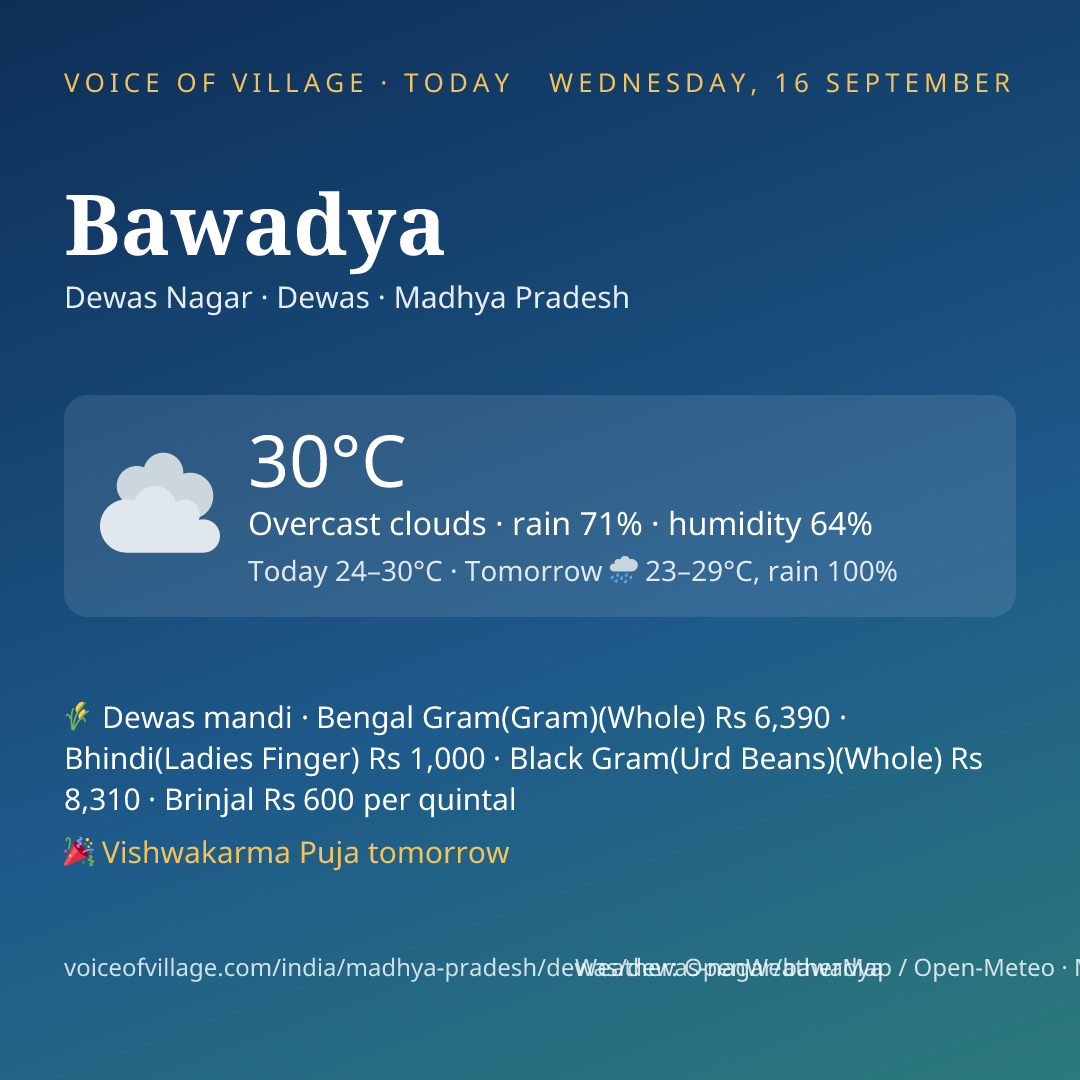 Bawadya today