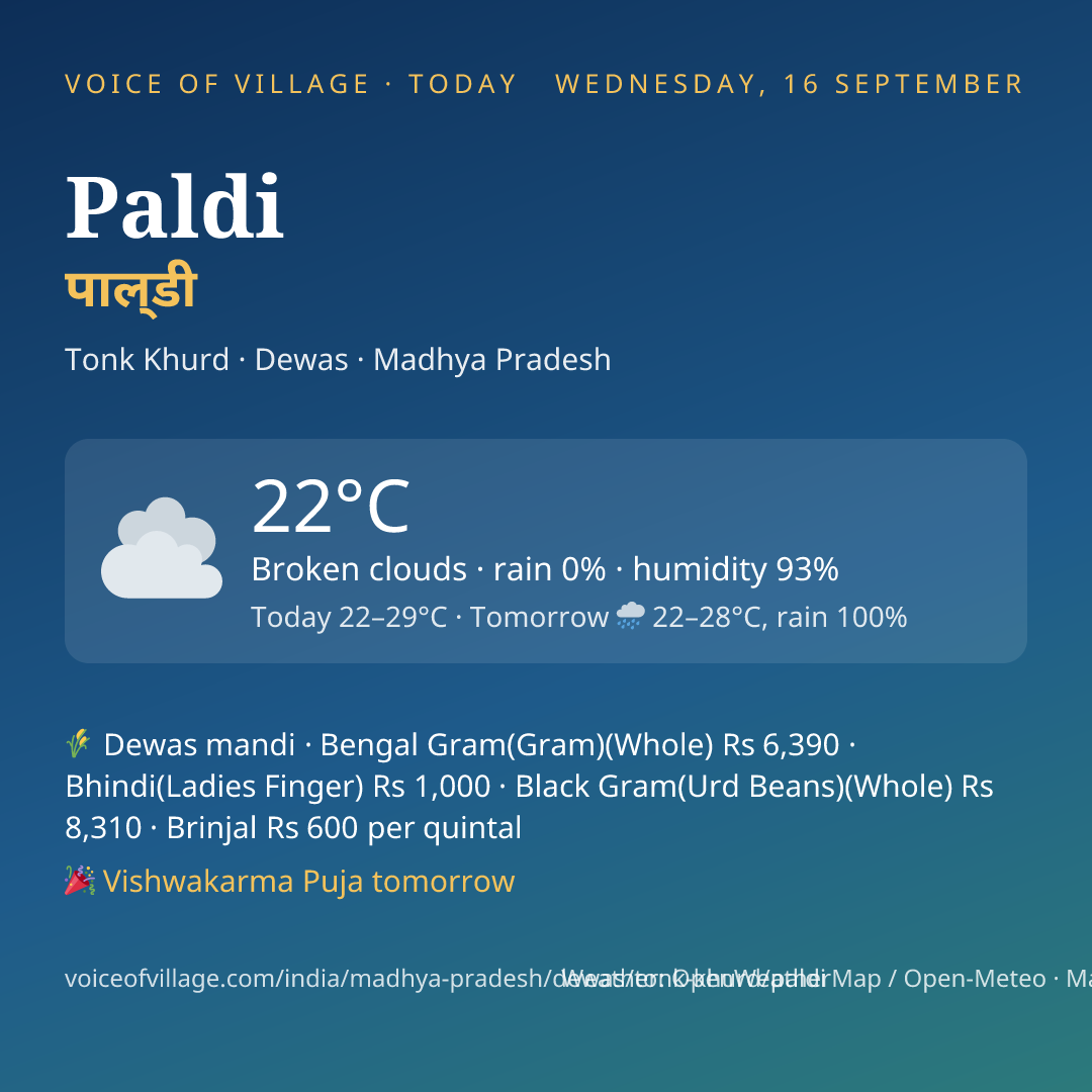 Paldi today