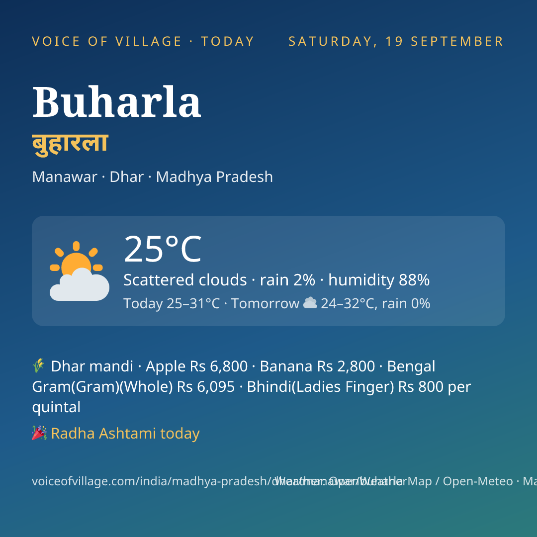 Buharla today