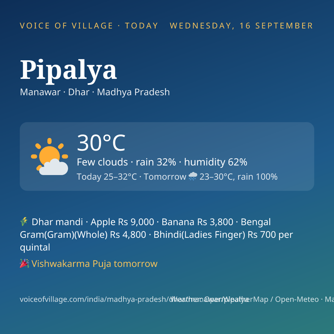 Pipalya today