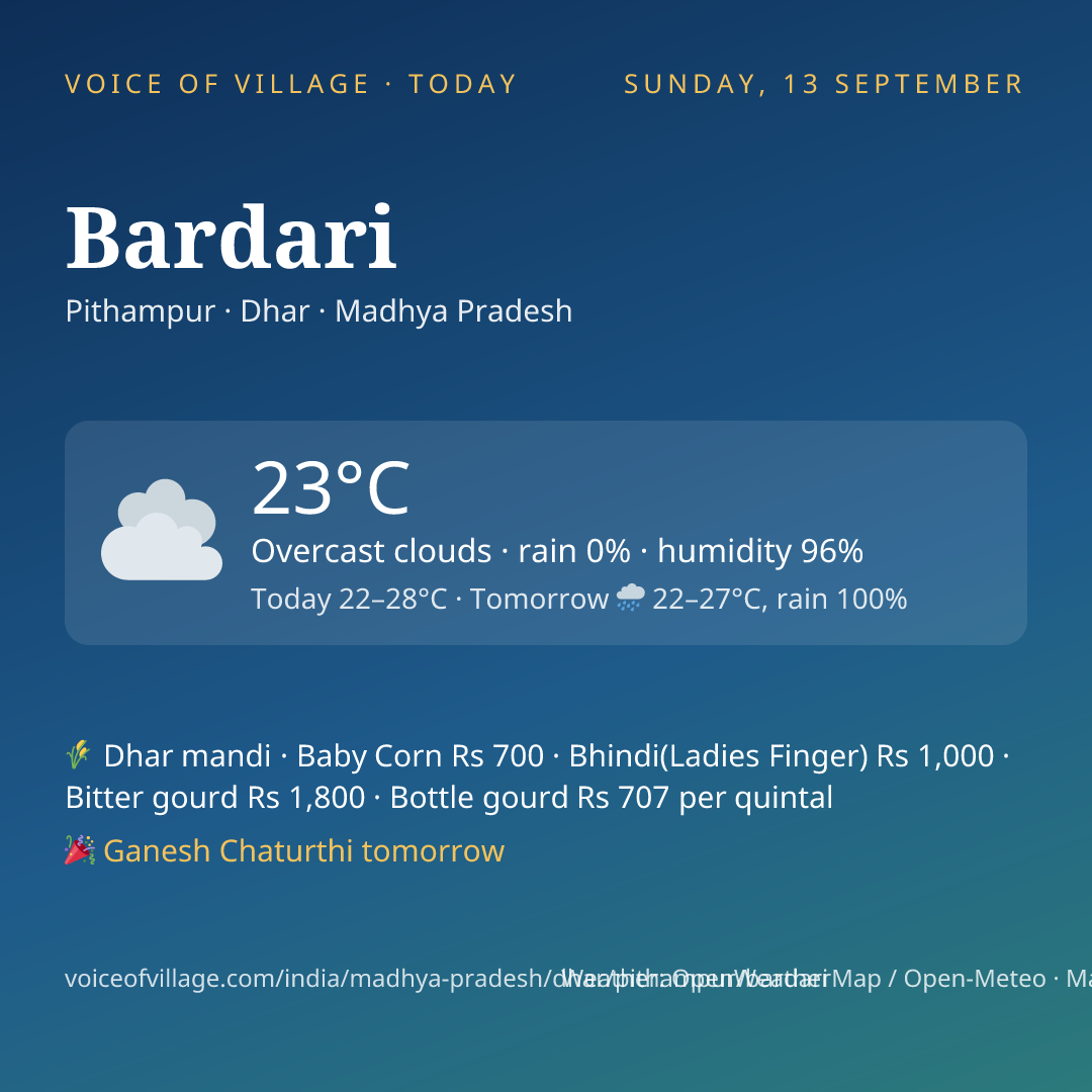 Bardari today