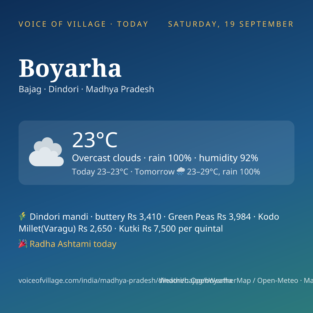 Boyarha today