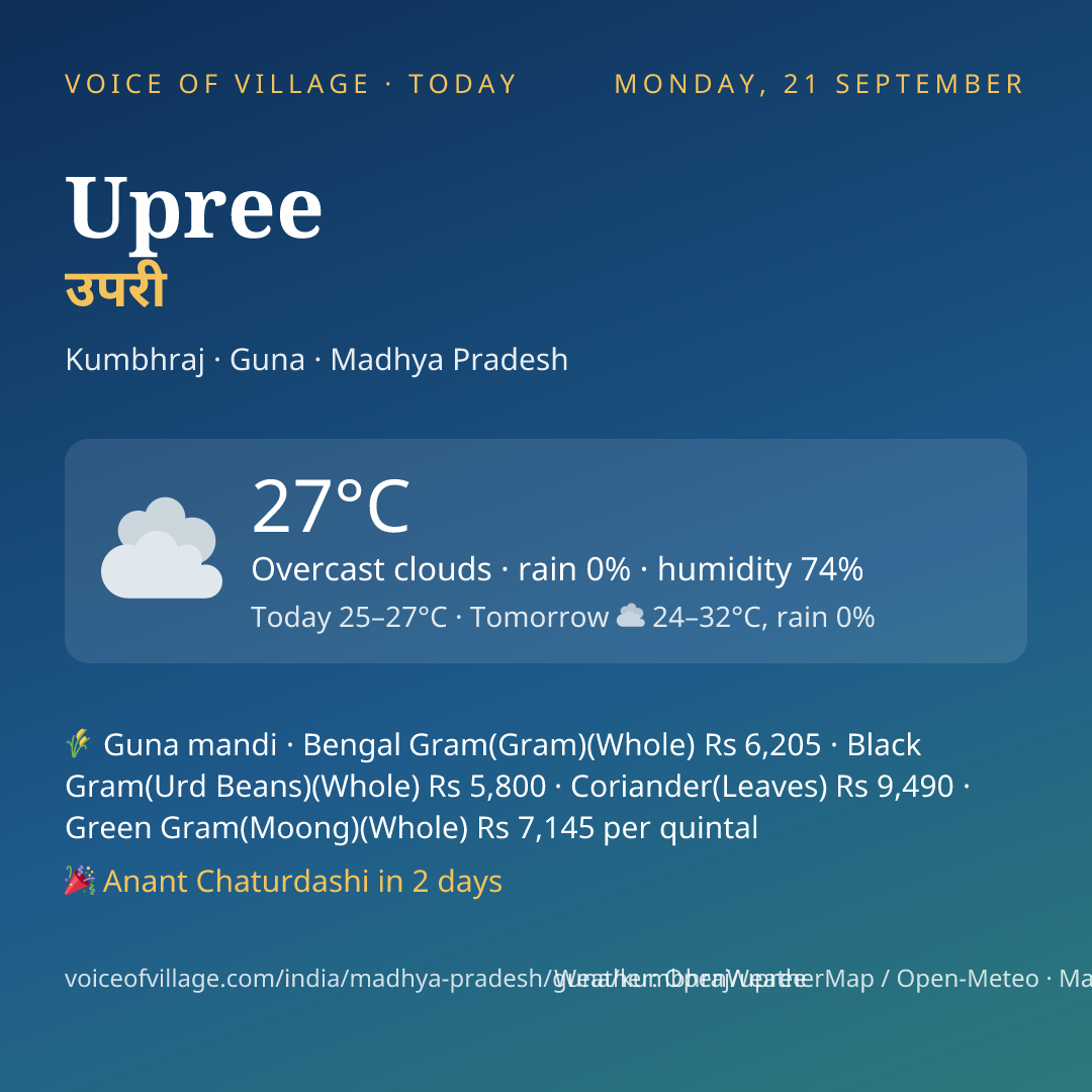 Upree today