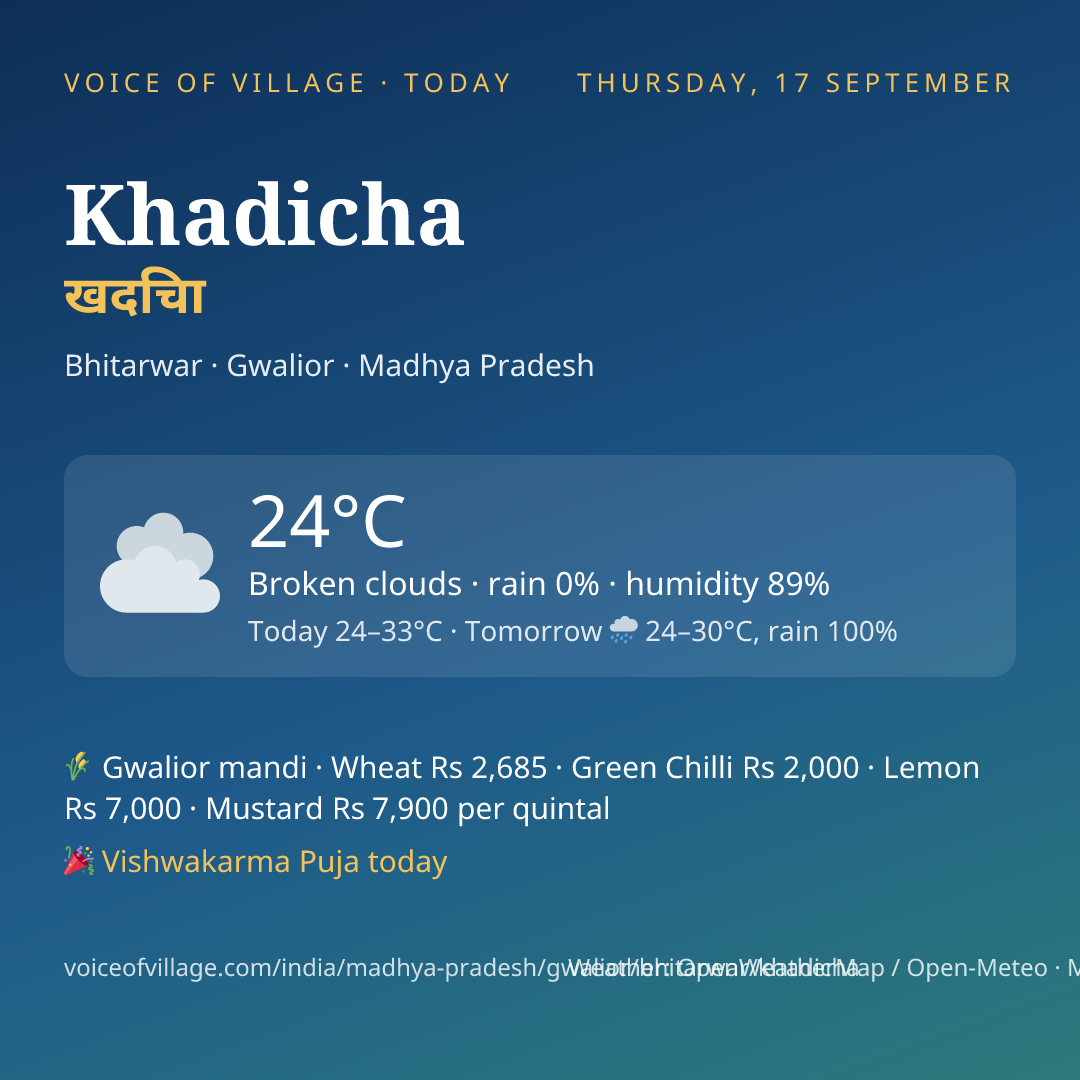 Khadicha today