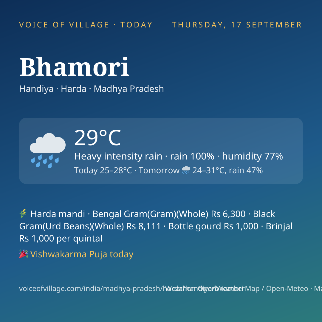 Bhamori today