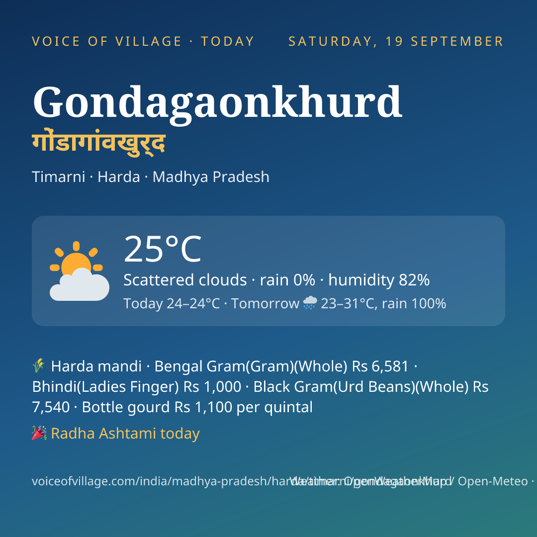 Gondagaonkhurd today
