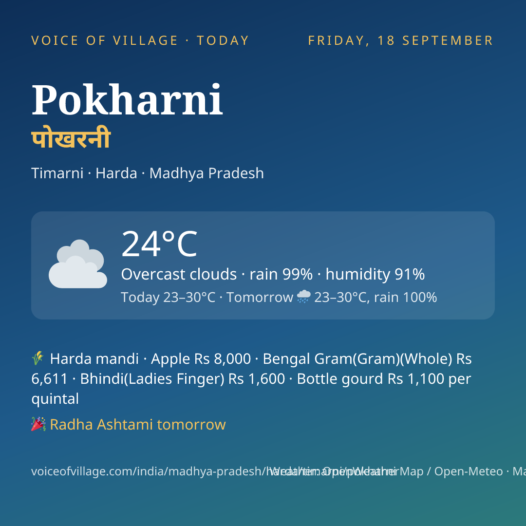 Pokharni today