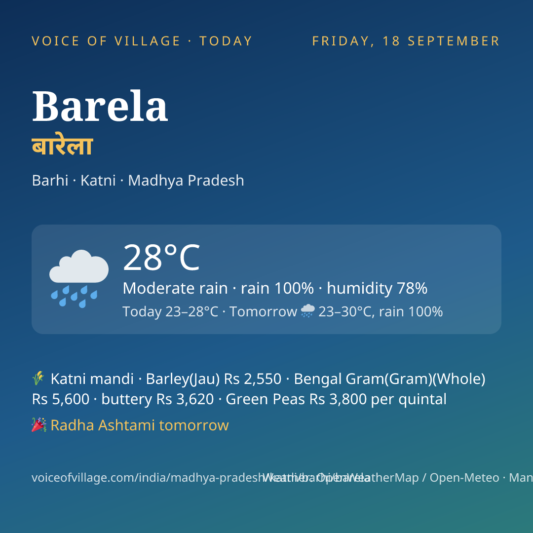 Barela today