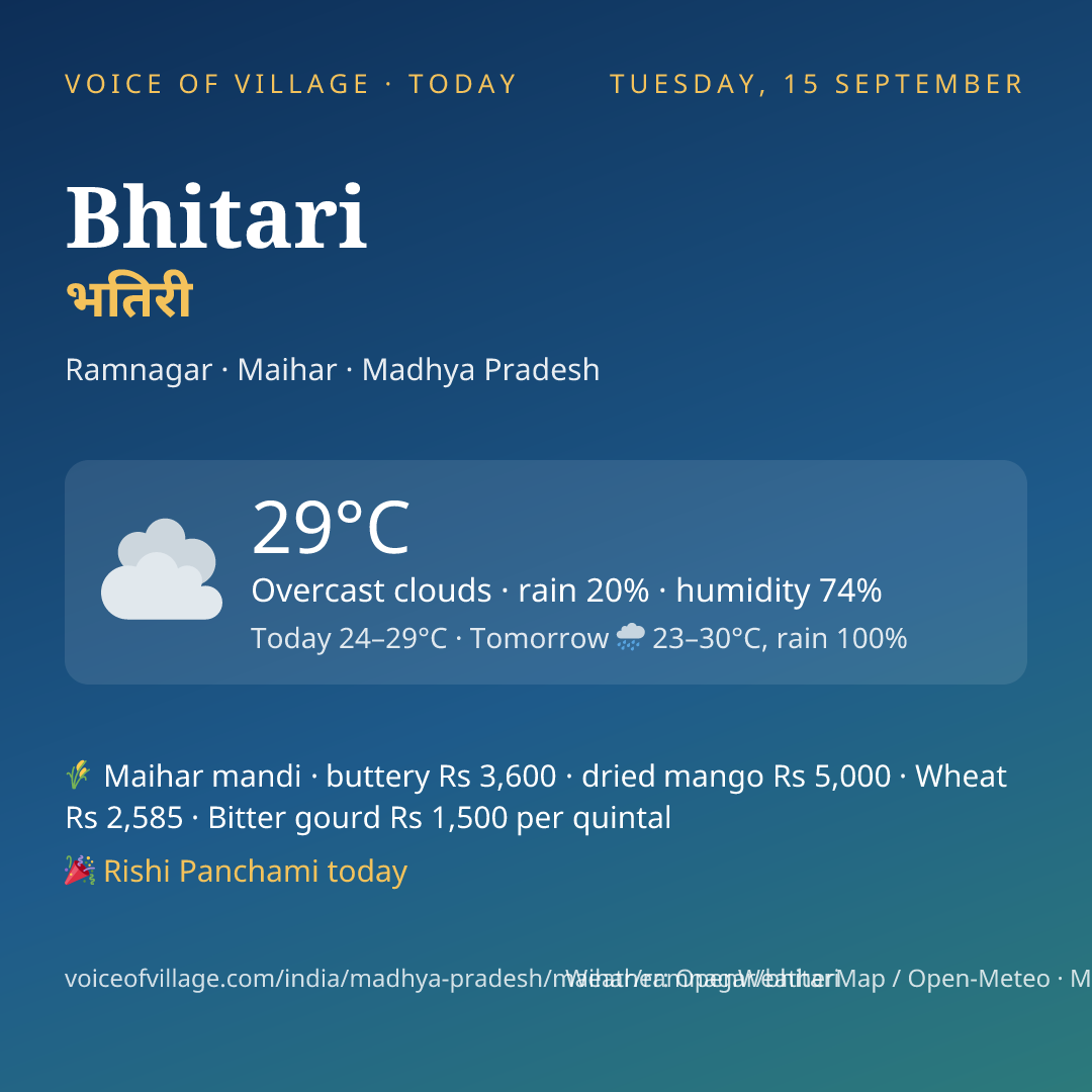Bhitari today
