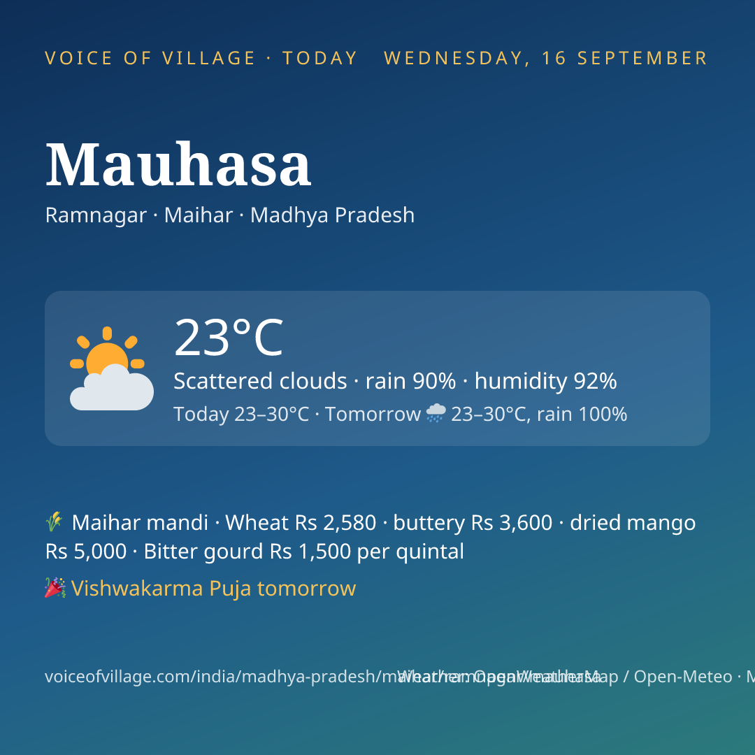 Mauhasa today