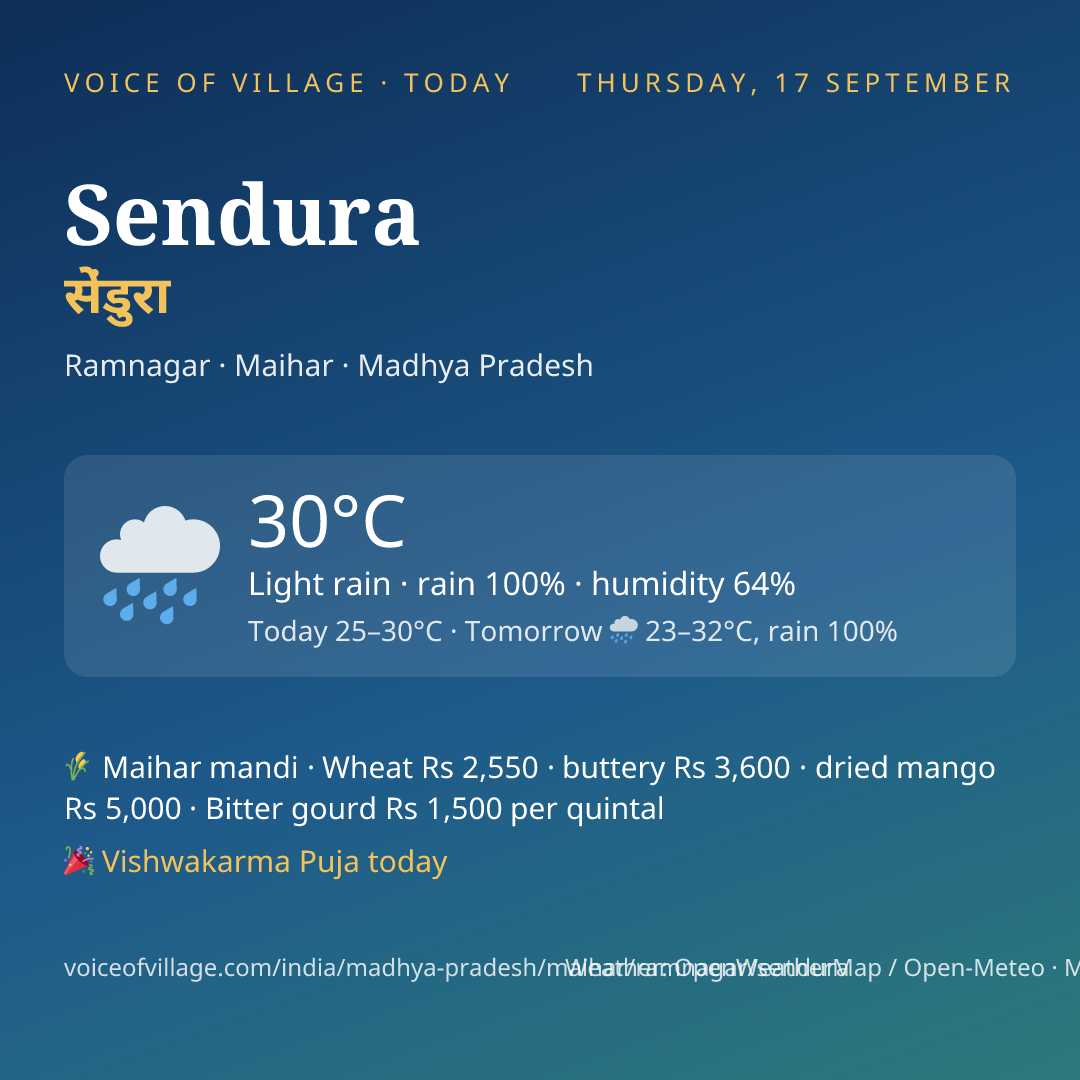 Sendura today