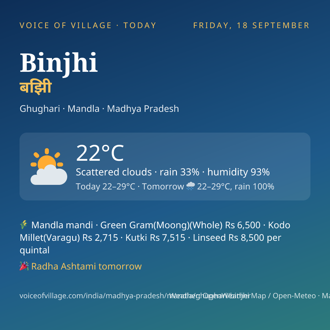 Binjhi today