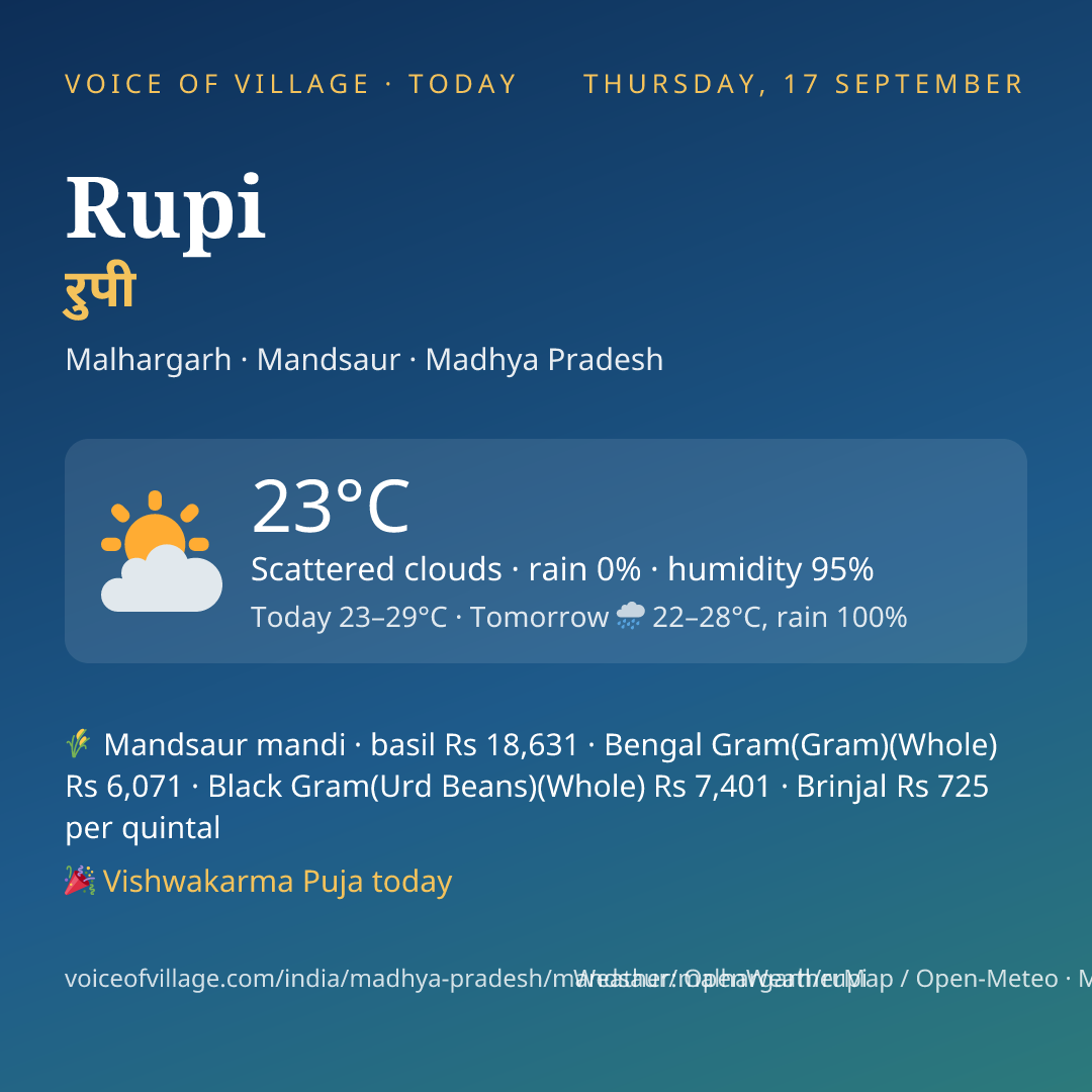 Rupi today