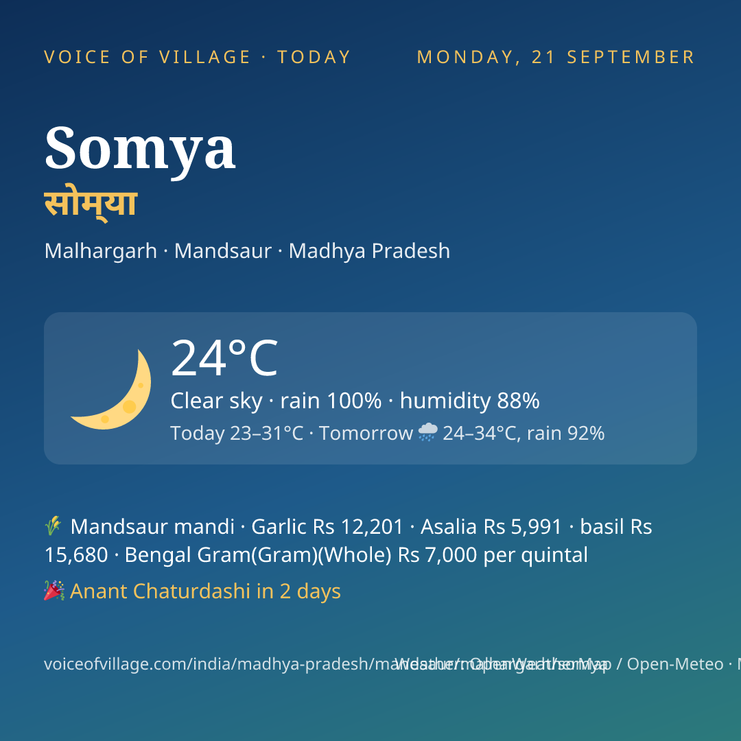 Somya today
