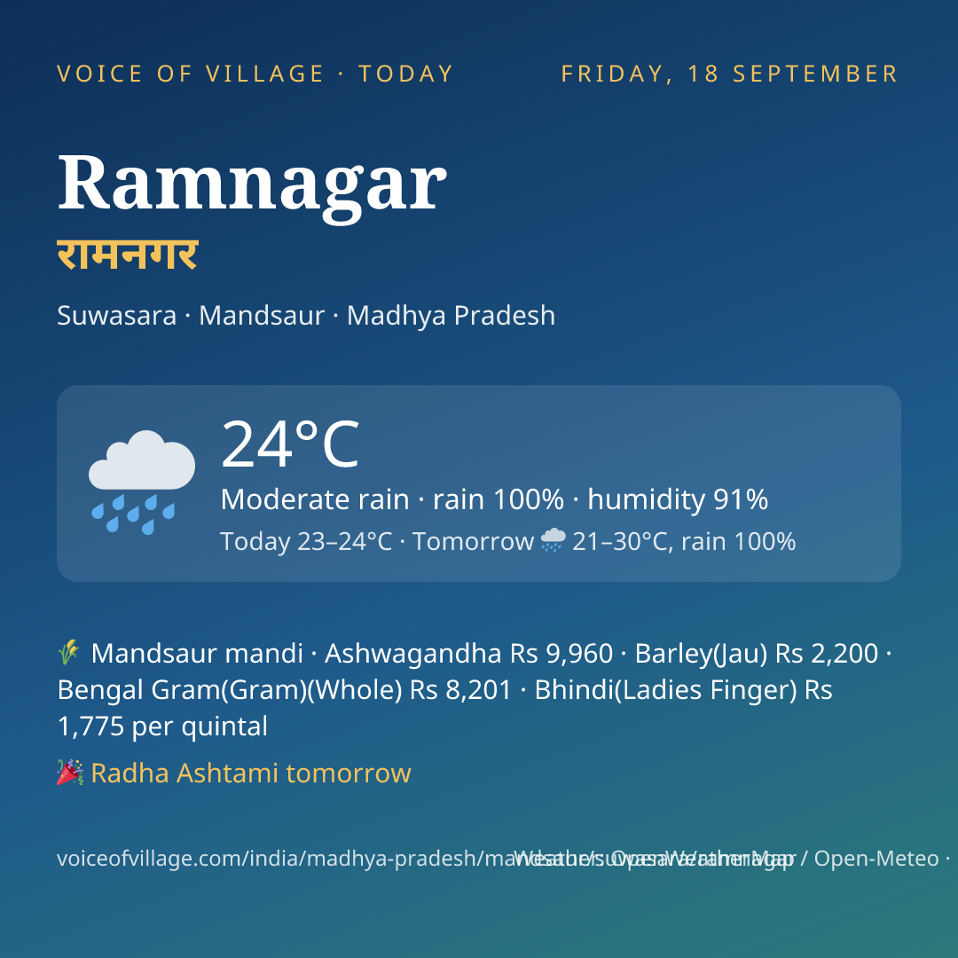 Ramnagar today
