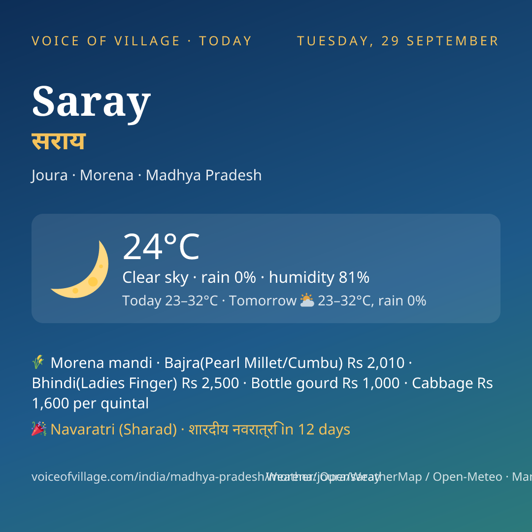 Saray today