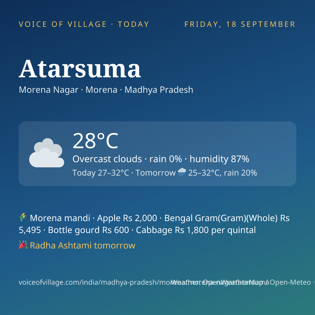 Atarsuma today