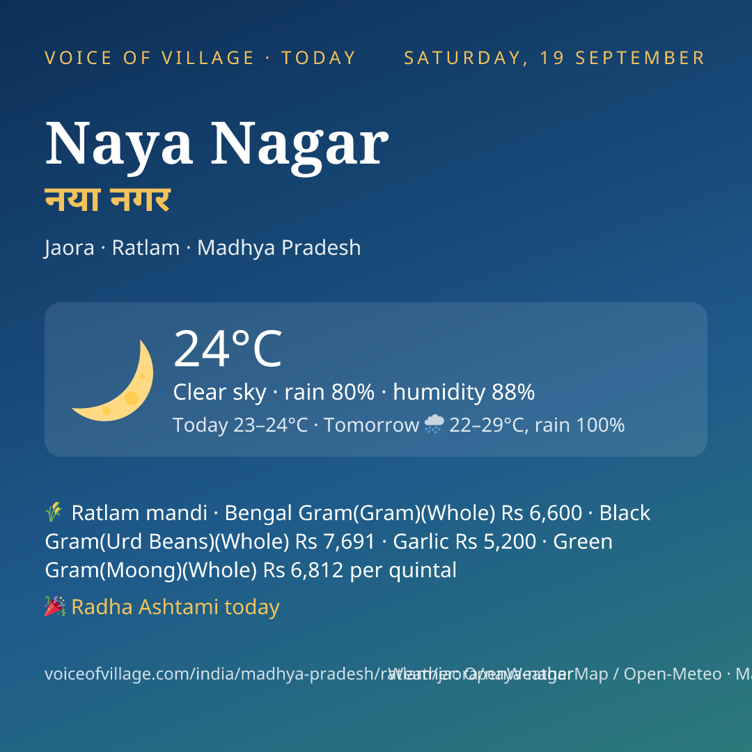Naya Nagar today