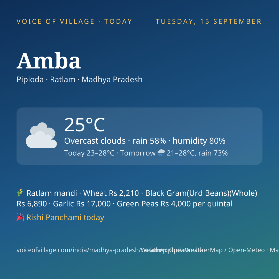 Amba today